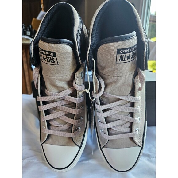 Converse CTAS High Street Mid Shoes Mens Size 9. AC14294C Black/ White/Papyrus - Picture 3 of 6